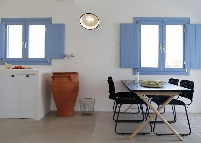 Wonderful Santorini House Athiri Private Pool Sea Views & Plunge Vila